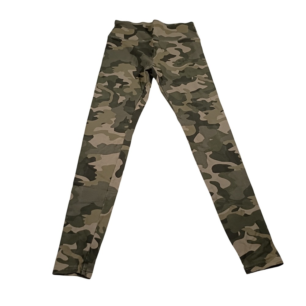 Wild Fable Leggings Women XS Green Camo High Rise Cotton Stretch - Picture 1 of 5